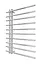 Водяной полотенцесушитель Mario Inox Марсель 770x530/50 1.8.044130.P, Хром, нижнее - миниатюра 1