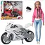 Лялька DEFA, 29 см, шарнірна, мотоцикл 33 см (В асортименті) - мініатюра 2