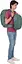 Туристичний рюкзак Thule Landmark 60L Hazy Green (TH 3205314) - миниатюра 2
