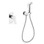 Набір гігієнічного душу прихованого монтажу Volle Orlando 15195200, Хром - мініатюра 1