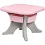 Детский столик с двумя стульями Bambi NEW TABLE-8 серо-розовый - миниатюра 3