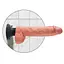 Реалістичний вібратор Pipedream King Cock With Balls 10" 29 см тілесний - мініатюра 2