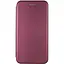 Шкіряний чохол-книжка Epik Classy для Samsung Galaxy M53 5G Бордовий - мініатюра 1