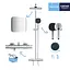 Душова система термостатична Grohe QuickFix Vitalio Comfort System 250 Cube 26696001, Хром - мініатюра 6