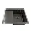 Кухонна мийка з нержавіючої сталі Mixxus MH6350R Nano-Black MI7047, Графит - мініатюра 4