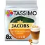 Кофе в капсулах Tassimo Jacobs Latte Macchiato Caramel 8 шт. - миниатюра 1