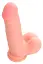 Фалоімітатор Medical Silicone Dildo 20 см тілесний - мініатюра 3
