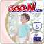 Упаковка підгузків Goo.N Plus XL (12-20 кг) на липучках для дітей унісекс 76 шт. (38 шт. х 2 шт.) - мініатюра 2