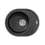 Кухонна мийка Lidz 620x500/200 BLM-14 (LIDZBLM14620500200), Чорний - мініатюра 1