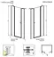 Душові двері Radaway Eos II DWJS 140 см 3799456-01L - мініатюра 3