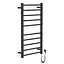 Электрический полотенцесушитель Volle Campo 500*900мм de la noche 9210.000004, Чорный матовый, Правое, Электронный - миниатюра 1