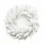 Вінок новорічний різдвяний Hvoya Elegant зі штучної хвої білий 60 см - мініатюра 1