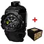 Чоловічий наручний годинник 005P Тризуб золото Black Паракордовий ремінець Black + Коробка Awarder acs0031888 - мініатюра 1