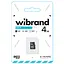 Карта пам'яті microSDHC Wibrand 4Gb class 4 - мініатюра 1