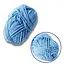 Пряжа фасованная петлевая Brushme NB112, 80% хлопка, 20% молочная клетчатка, светло-синий - миниатюра 1