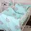 Комплект постельного белья MirSon Бязь 20-0030 Lambs 200х220 голубой (2200010267389) - миниатюра 1