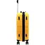 Набір валіз 4в1 ABS-пластик з кодовим замком і телескопічною ручкою жовтий (PP002) - мініатюра 3