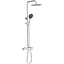 Душова система зовнішнього монтажу Nett з термостатом для душу SSH-24, Хром - мініатюра 1