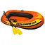 Надувний човен Intex EXPLORER 200 58331 (вініл, до 95 кг), весла, руч. насос, рем. комплект - мініатюра 1