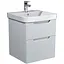 Тумба Мойдодир Malaga 50-A Білий з умивальником Vivace 50 Білий - мініатюра 1