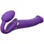 Безремінний страпон з вібрацією Strap-On-Me Vibrating Violet L - мініатюра 1