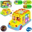 Игра автобус, 24 см, с музыкальными и световыми эффектами, трещотка - миниатюра 1