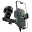Автотримач для телефона ACEFAST D53 wireless charging car holder with electric clamp for dashboard Black - мініатюра 3