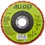 Круг зачисний Alloid Building Tools корал середньої жорсткості 125х22.2 мм (SD-125224) - мініатюра 1
