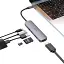 Перехідник Hoco Hub HB28 Type-C to HDTV + USB 3.0 + USB 2.0 + SD + TF + PD - мініатюра 3