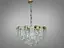 Шикарна, сучасна кришталева люстра у вітальню, 19 ламп, люстри золоті - мініатюра 1
