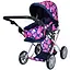 Детская коляска-книжка Melogo 9346 EVA EVA 55×66×36 см розовая - миниатюра 1