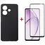 Чехол для мобильного телефона Dengos Carbon + glass Oppo A40m/A40 Black (DG-KM-159) - миниатюра 1