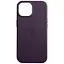 Чехол кожаный Epik Leather Case AAA с MagSafe and Animation для Apple iPhone 13 6.1" Dark Purple - миниатюра 1