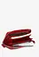 Кожаный портмоне на молнии Monik красный - миниатюра 3