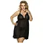 Пеньюар Anais Adola 5XL/6XL чорний - мініатюра 1
