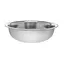 Таз круглий із харчової нержавіючої сталі Ø29 см H8.5 см 3.7 л Interos Сірий 87610 - мініатюра 2