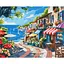 Картина за номерами "Приморське місто" KHO2792 40х50 см - мініатюра 1