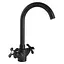 Змішувач для кухні Zerix Z41313-6 ZX0234 Чорний матовий - мініатюра 1