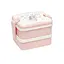 Контейнер для їжі подвійний "The one and only" Bambi 6301(Pink) - мініатюра 1