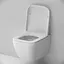 Унитаз подвесной FlashClean Am.Pm Gem с сиденьем микролифт белый C901701SC, Белый - миниатюра 2