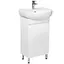 Тумба Мойдодир Temp 50 з умивальником Solo 50 Білий - мініатюра 1
