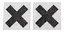 Наклейки на соски Cottelli Collection Nipple Sticker X чорний - мініатюра 3