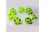 Набор кубиков Glow in the dark 7 Dice Set - Yellow , 7 шт. (g7dglow01) - миниатюра 2