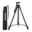 Штатив тренога NeePho NP-8810 не съемная площадка + держатель + пульт + чехол (50-150см) Черный - миниатюра 1