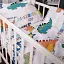 Простыня MirSon Бязь 17-0697 Colorful Dinosaurs 180x220 см белая с принтом (2200010458992) - миниатюра 3