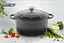 Каструля з кришкою Heinner Marble Grey чавунна емалірована сірий мармур (HR-ZVC-S26) - мініатюра 5