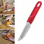 Рибочистка ніж для чищення риби та видалення серцевини з картоплі, яблук, груш та перців 18 см, Kitchette Червоний 85818 - мініатюра 2