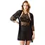 Комплект Cottelli Collection Lingerie Chemise Set S черный - миниатюра 1