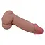 Фалоімітатор Baile Sliding Skin 8.1'' 20.5 см коричневий - мініатюра 6