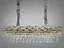 Поразительная хрустальная люстра овальной формы на 11 ламп. - миниатюра 2